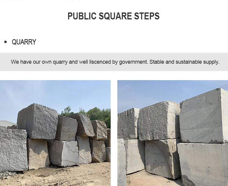 Samistone Dawn Black Granite New G684 Arc Steps China Factory