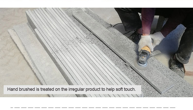 Samistone Dawn Black Granite New G684 Arc Steps China Factory