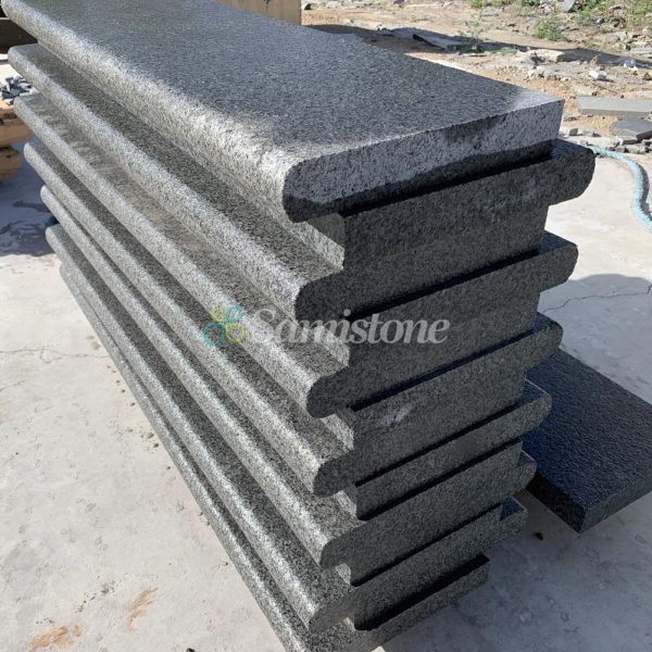 Samistone-Dawn-Black-Granite-New-G684-Bullnose-Coping