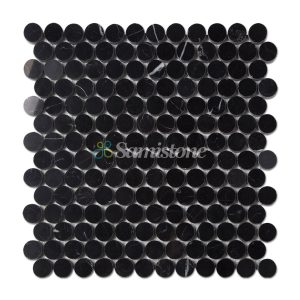 Samistone-Nero-Marquina-Marble-1-inch-Penny-Round-Mosaic-Tile