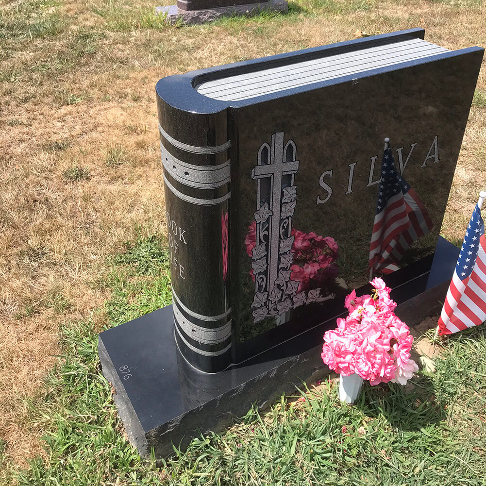 Wholesale Book Shape Design Headstone China Supplier Samistone